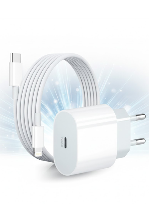 iPhone 14 13 12 Mini 11 XR XS X 20W Hızlı Şarj Adaptörü