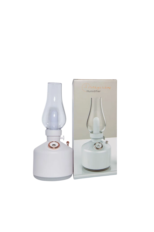 Retro LED Işıklı 1200 mAh Şarjlı Aroma Difüzörü 280 ml Su Kapasiteli