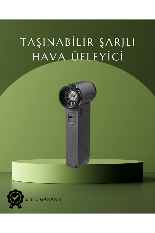 Araç İçi ve Ev İçin Güçlü Hava Üfleyici Toz Temizleme Makinesi