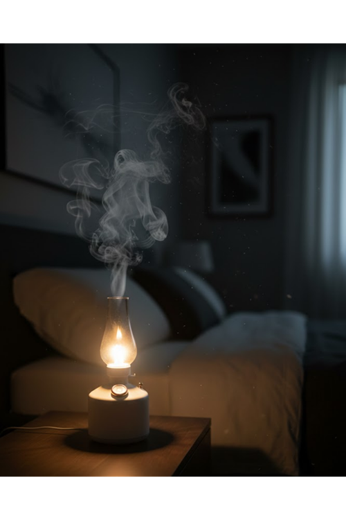 280 ml Retro Tasarım LED Işıklı USB Nemlendirici Aroma Difüzör