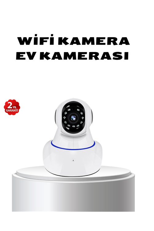 Full HD Akıllı IP Kamera – Gece Görüşlü, Hareket Sensörlü, Çift Yönlü Ses ve Online Kayıt Özellikli