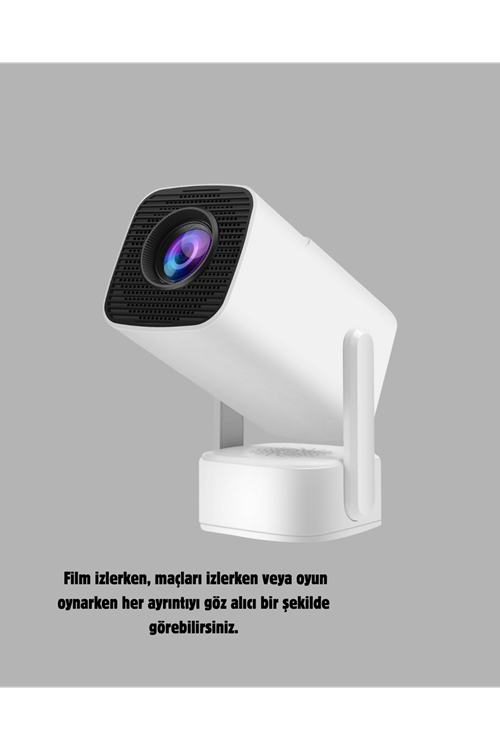 720p HD Projeksiyon Cihazı – Uzun Ömürlü Ampul, Canlı Renkler ve Evde Sinema Keyfi
