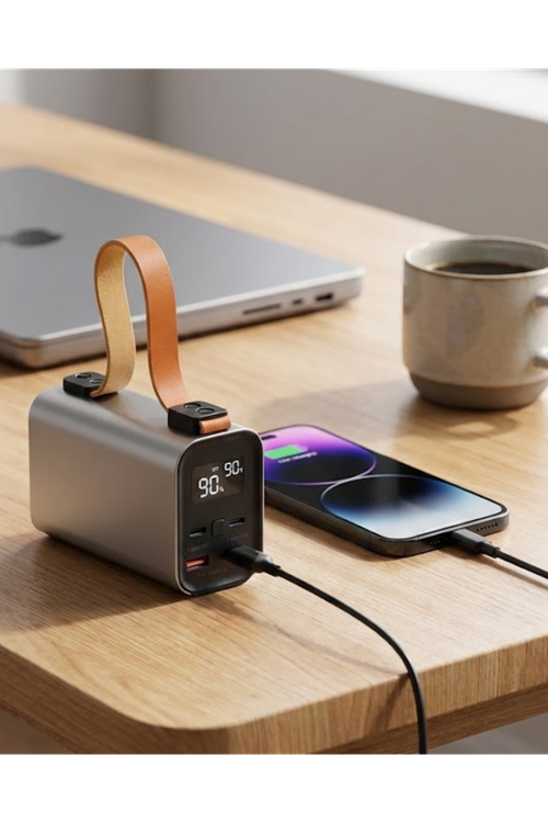 50000mAh Yüksek Kapasiteli Power Bank Çoklu Çıkışlı Fast Charge