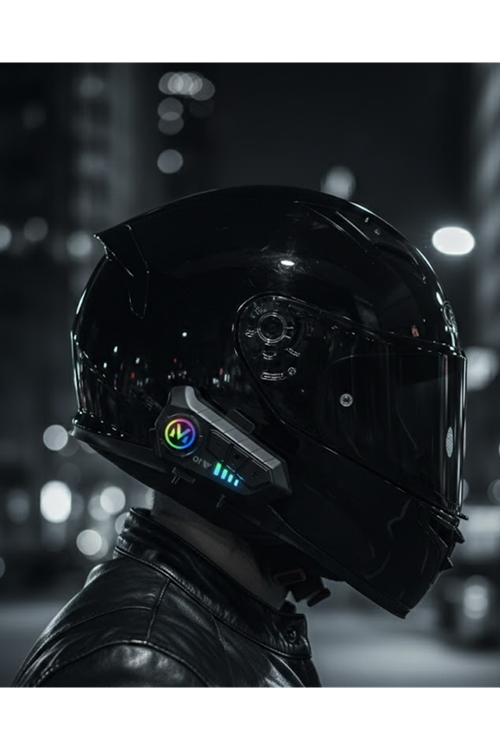 Bluetooth 5.3 Kask İçi Intercom Kulaklık 1000 m Mesafe 1000 mAh