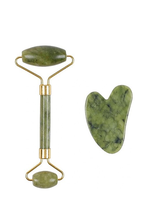 Yüz Masaj Aleti Roller ve Gua Sha 2li Set