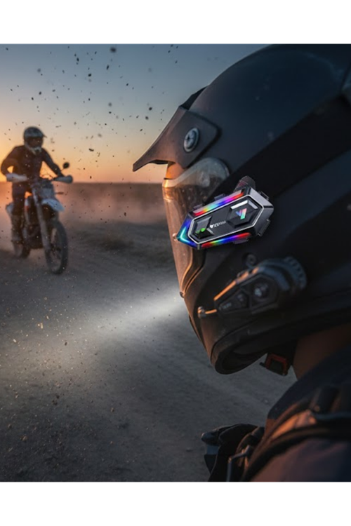 Çift Gürültü Azaltmalı Motosiklet Kask Telsiz Kulaklık