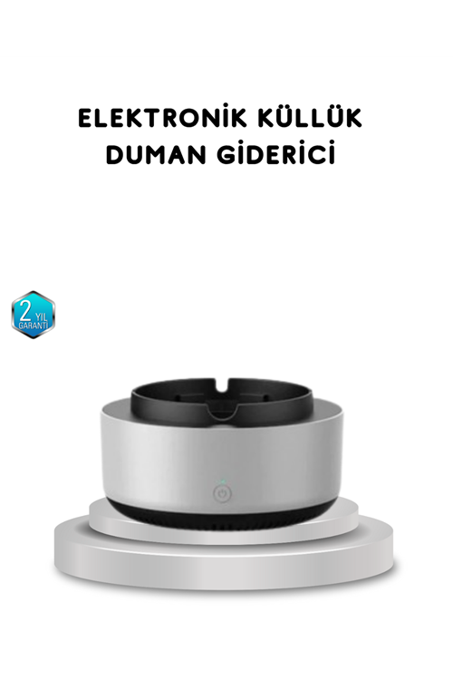 Sigara Dumanı ve Koku Giderici Hava Temizleyici Küllük – 2 Katmanlı Filtreli