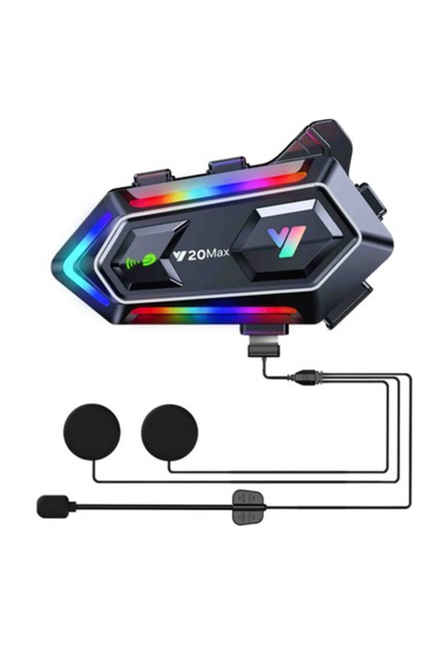 Kablosuz Bluetooth Motosiklet Kask İntercom IPX6 Su Geçirmez