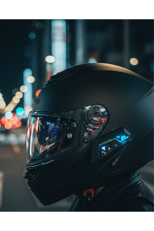 Motosiklet Kask Bluetooth Kulaklık 20 Saat Konuşma Süresi