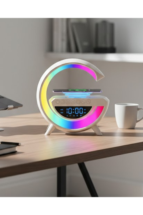 Modern RGB Işıklı Kablosuz Hoparlör Uzun Süreli Müzik Keyfi