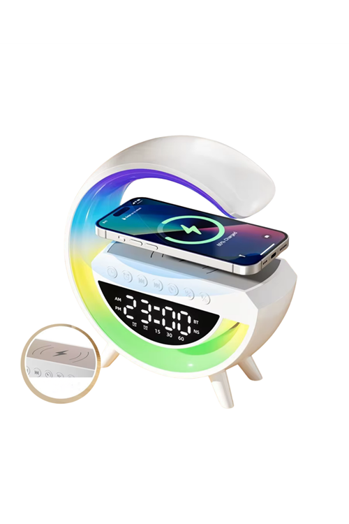 RGB Tasarımlı Bluetooth Hoparlör USB FM AUX Girişli