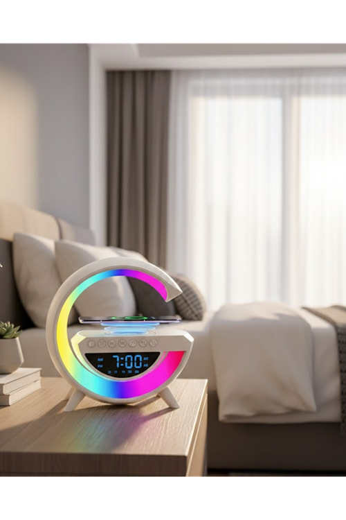Kablosuz Bluetooth Hoparlör RGB Aydınlatmalı Çoklu Medya Destekli