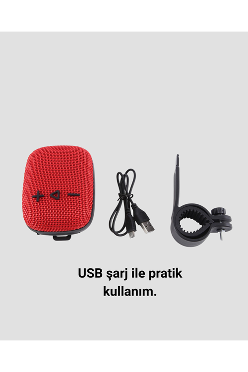 USB TF Kart ve FM Radyolu Bluetooth Hoparlör 5W