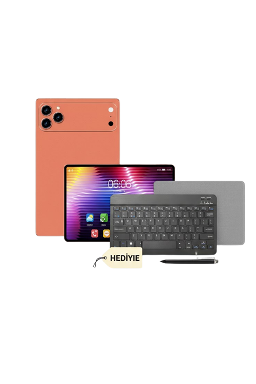 Dokunmatik Android Tablet Klavyeli Kalemli Kılıflı Set