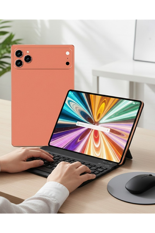 Android Tablet Klavyeli Set Stylus Kalem Kılıf Cam Dahil