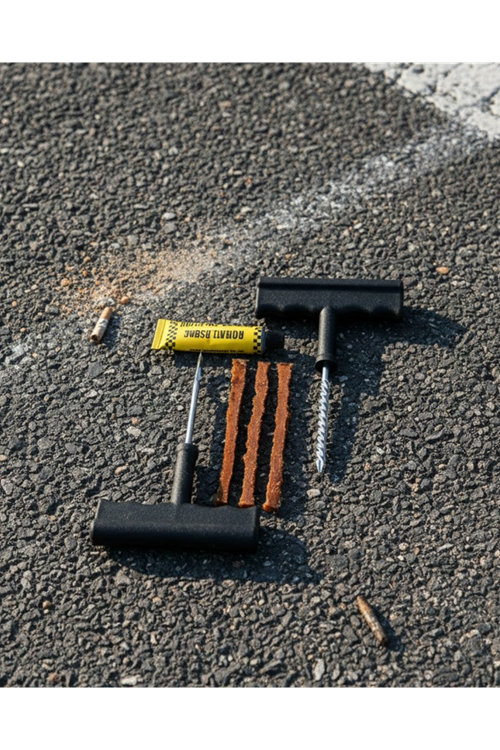 Otomobil Motosiklet Bisiklet İçin Güvenli Lastik Tamir Kiti
