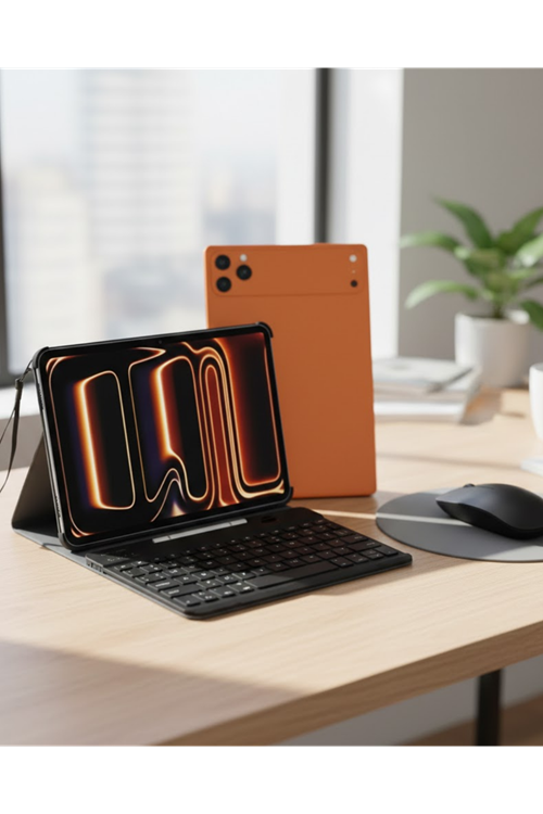 Android Tablet Klavye Kılıflı Dokunmatik Ekran Günlük ve Profesyonel Kullanım