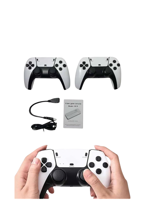 20600 Oyunlu Retro Oyun Konsolu Kablosuz Joystick