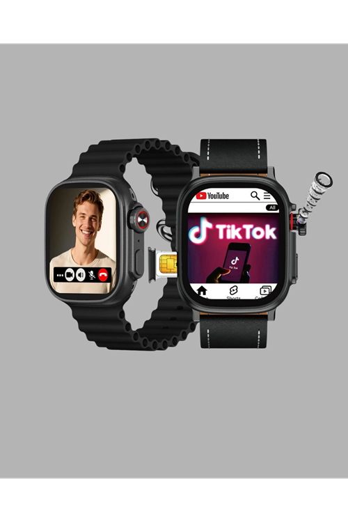 Telefon Bağımsız SIM Kartlı Akıllı Saat Nabız Ölçerli