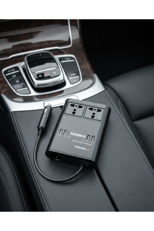 Araçta 220V Kullanım Sağlayan USB Destekli Güç İnvertörü