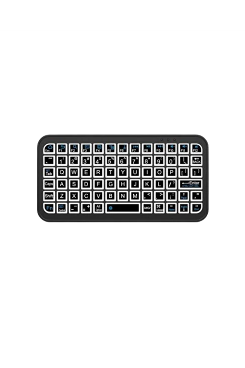 RGB Işıklı Kablosuz Mini Klavye 10 mm İnce Gövde