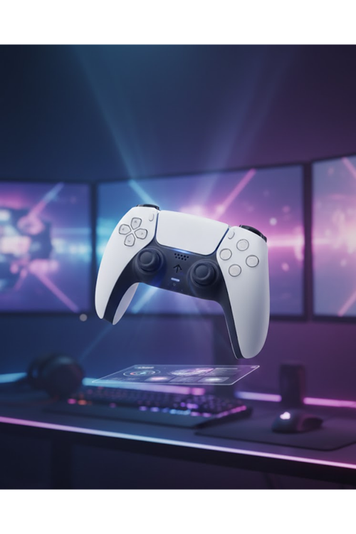Kablosuz PS5 Oyun Kumandası Hızlı Tepki ve Ergonomik Tutuş
