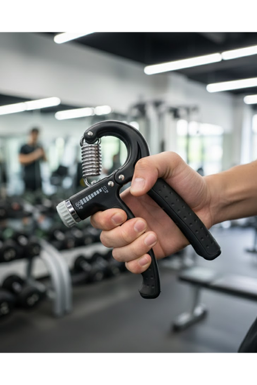 Ayarlanabilir El Yayı Sayaçlı Paslanmaz Çelik 5–60 Kg Direnç