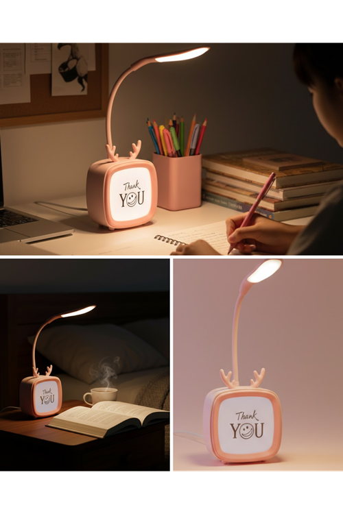 Modern Tasarımlı Şarj Edilebilir LED Gece Lambası