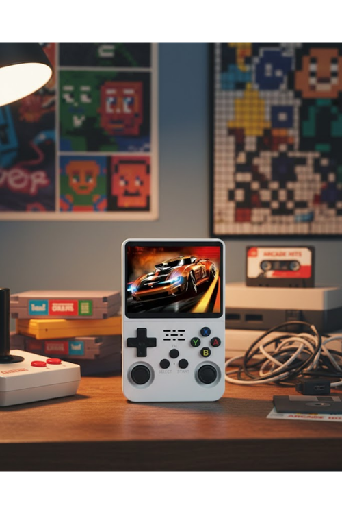 Klasik Oyun Konsolu 64 Bit İşlemci ve Çift Kart Girişi Özellikli