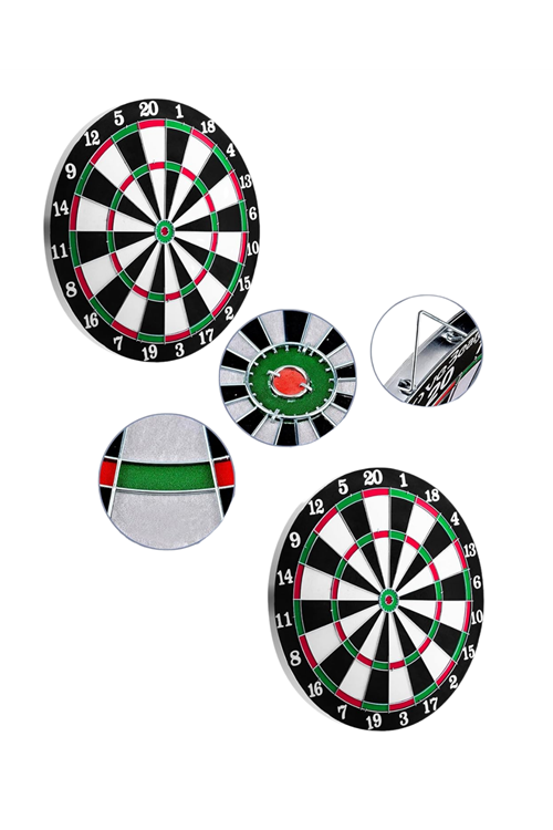 Ev ve Oyun Alanları İçin Dart Tahtası 12 İnç 4 Dart Oku Dahil