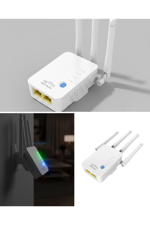 Ev ve Ofis İçin WiFi Güçlendirici WPS Düğmeli Güvenli Tekrarlayıcı