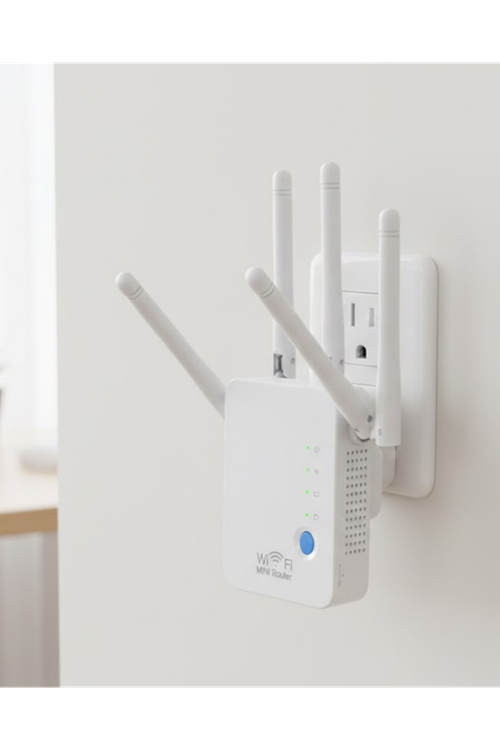 300Mbps WiFi Tekrarlayıcı WPS Güvenlikli AP Modlu Güçlendirici