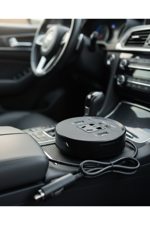 Araç İçi Power Inverter Çoklu USB Girişli Hızlı ve Güvenli Şarj