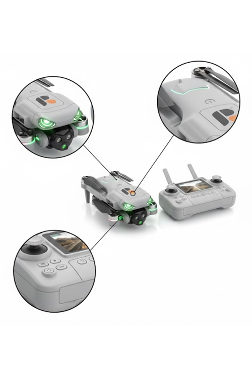 HD Kameralı Drone Ekranlı Kumanda Güvenli ve Dengeli Uçuş