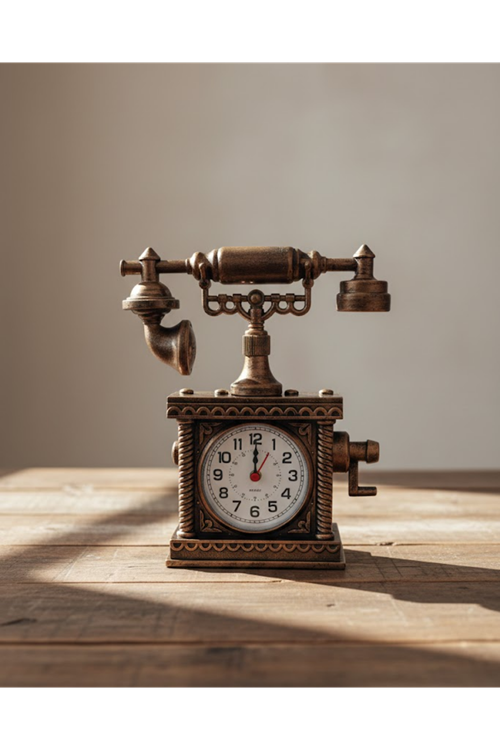 Minimal Tasarımlı Masa Saati Alarm Özellikli Şık Model