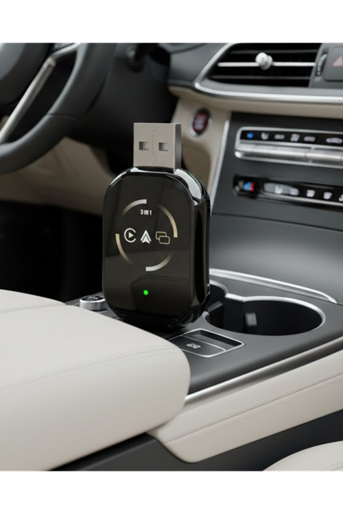 Kablosuz CarPlay Android Auto Dönüştürücü Kablo Derdi Olmadan Bağlantı