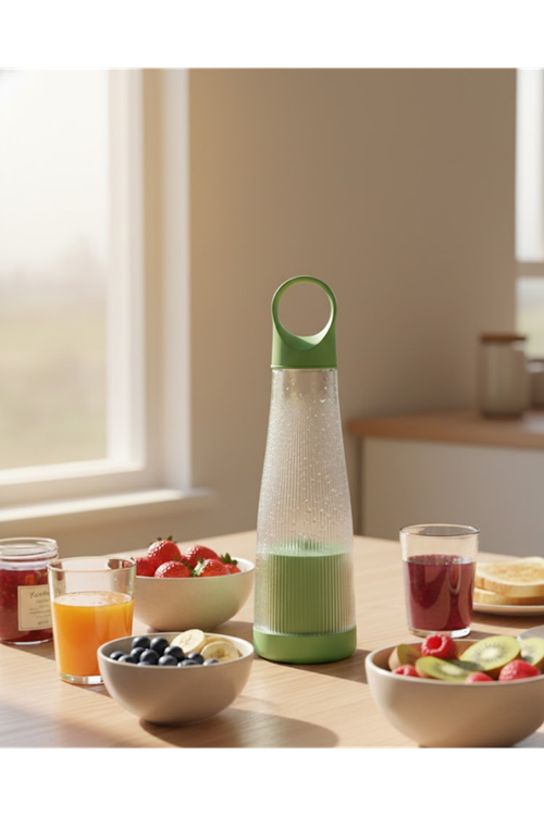 Günlük Smoothie ve Shake İçin USB Şarjlı Taşınabilir Blender