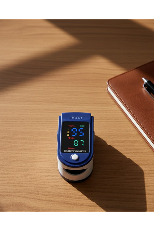 Parmak Tipi Pulse Oksimetre Hassas Ölçüm Taşınabilir Sağlık Cihazı