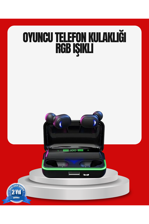 RGB Oyuncu Bluetooth Kulaklık Düşük Gecikmeli Kablosuz 5.1