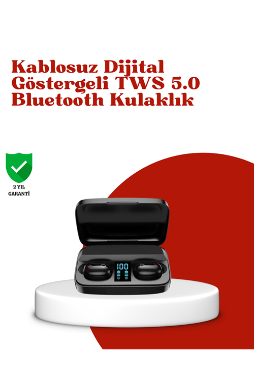 Dokunmatik Kontrollü ABS Malzemeli Bluetooth Kulaklık + Yüksek Kapasiteli Kutu