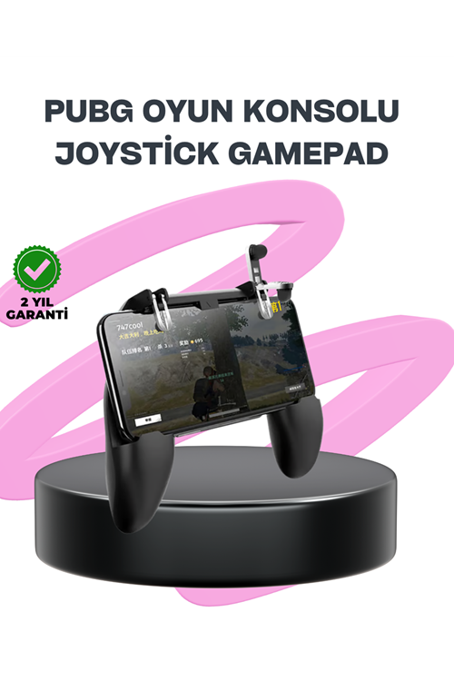 PUBG Mobile İçin Tetikleyicili Joystickli Telefon Gamepadi