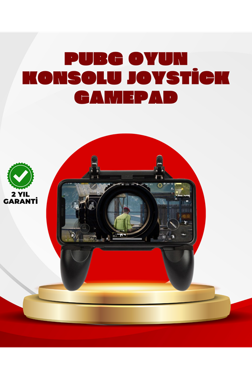 PUBG Mobile Uyumlu Joystick ve Parmak Tetikli Oyun Gamepadi