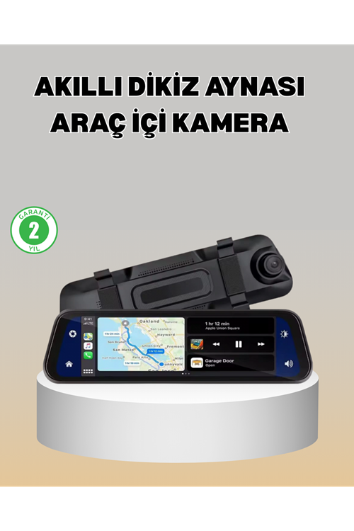 Gece Görüşlü Araç Dikiz Aynası Kamera Park Monitörlü