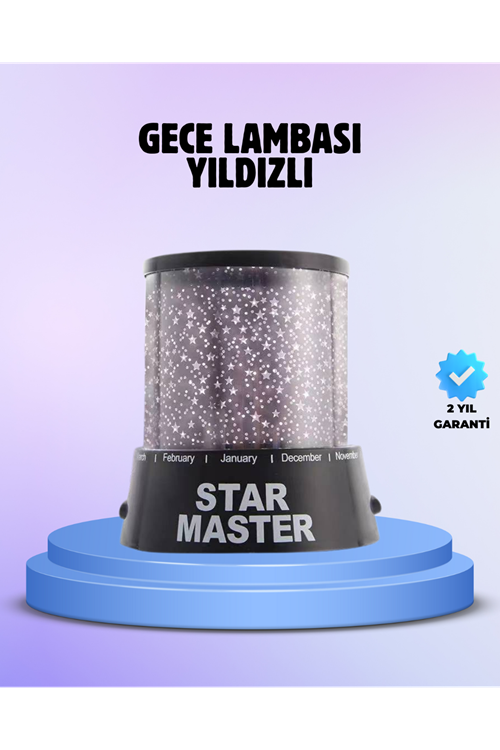 Odayı Yıldızlarla Dolduran Galaxy Efektli LED Projektör Işık