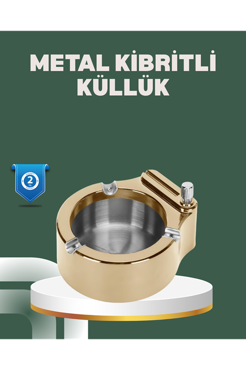 Yeniden Doldurulabilir Çakmaklı Küllük Dayanıklı Yapı