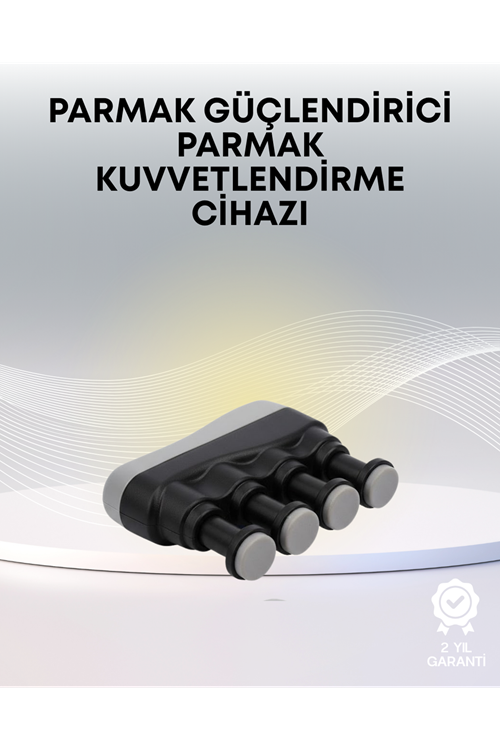 Ergonomik Parmak Egzersiz Aleti El ve Bilek Güçlendirici