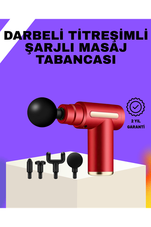 Şarjlı Masaj Tabancası Spor Sonrası Kas Rahatlatma İçin