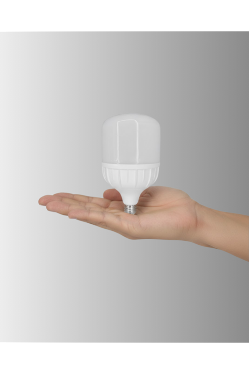 Şarjlı LED Torch Ampul 30 Watt Beyaz Işık Enerji Tasarruflu