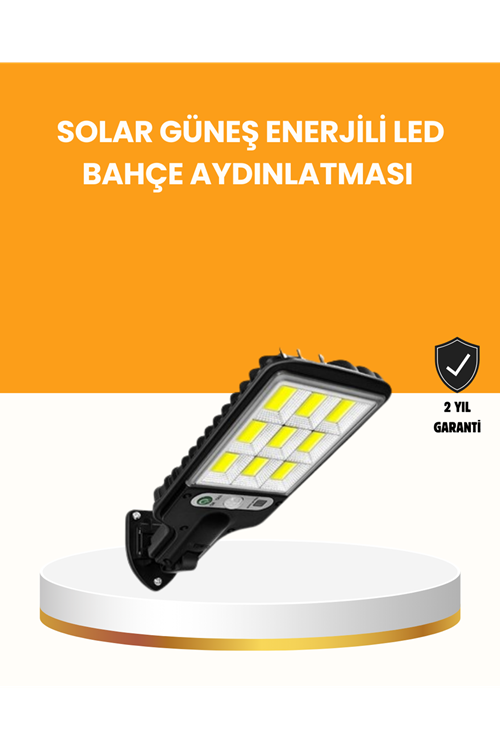 Sensörlü Sokak Tipi Lamba Günlük Kullanım İçin İdeal