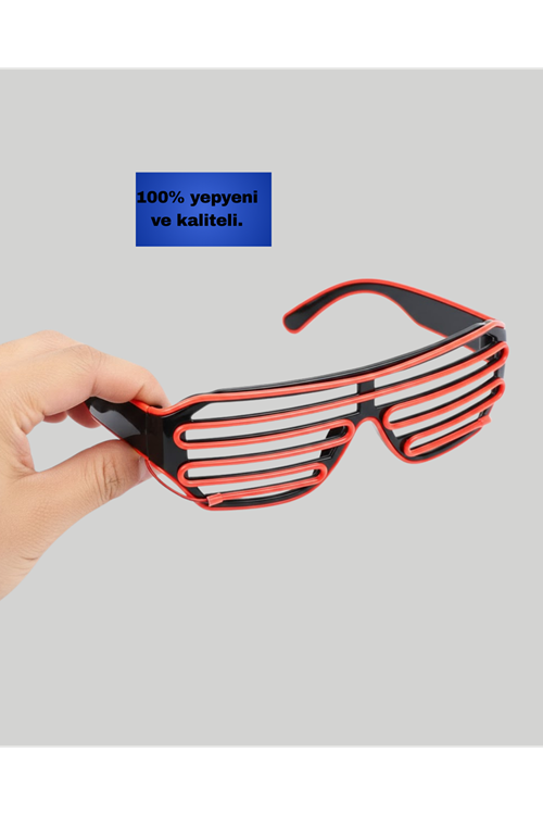 Kutlama ve Etkinliklere Özel LED Işıklı Gözlük